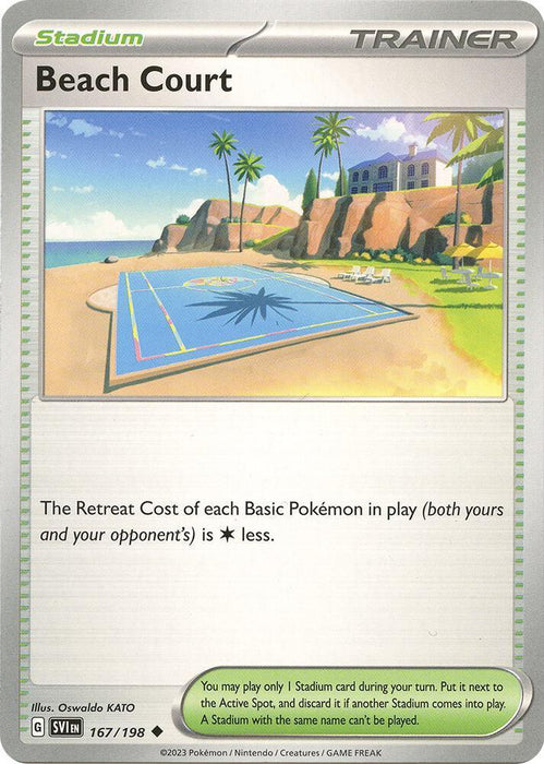 Beach Court (167/198) [Scarlet & Violet: Base Set] - for just $0.10! 