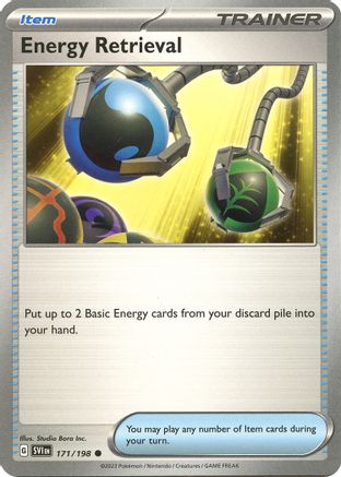 Energy Retrieval 171/198 - SV01 Scarlet & Violet Base Set - for just $0.08! 