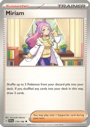 Miriam 179/198 - SV01 Scarlet & Violet Base Set - for just $0.12! 
