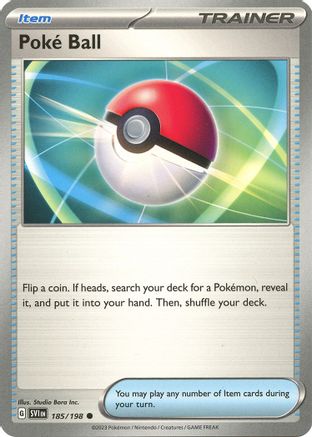 Poke Ball 185/198 - SV01 Scarlet & Violet Base Set - for just $0.05! 