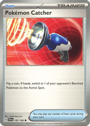 Pokemon Catcher 187/198 - SV01 Scarlet & Violet Base Set - for just $0.10! 