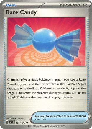 Rare Candy 191/198 - SV01 Scarlet & Violet Base Set - for just $0.09! 