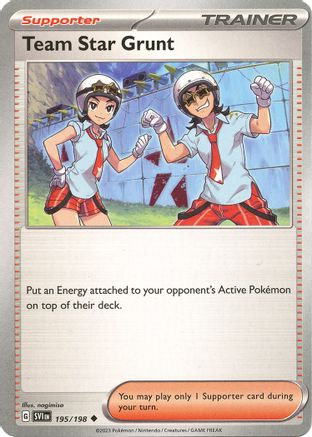 Team Star Grunt 195/198 - SV01 Scarlet & Violet Base Set - for just $0.05! 