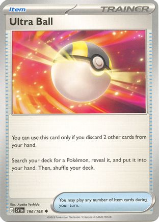 Ultra Ball 196/198 - SV01 Scarlet & Violet Base Set - for just $0.10! 