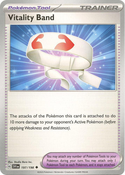 Vitality Band (197/198) [Scarlet & Violet: Base Set] - for just $0.10! 