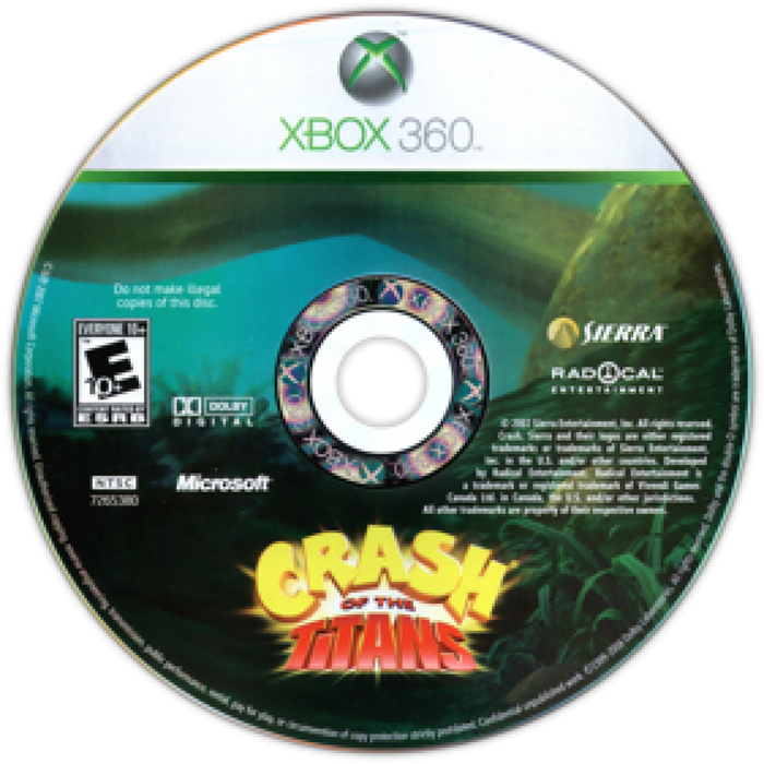 Crash of the Titans – Xbox 360 (X360) - for just $0! 