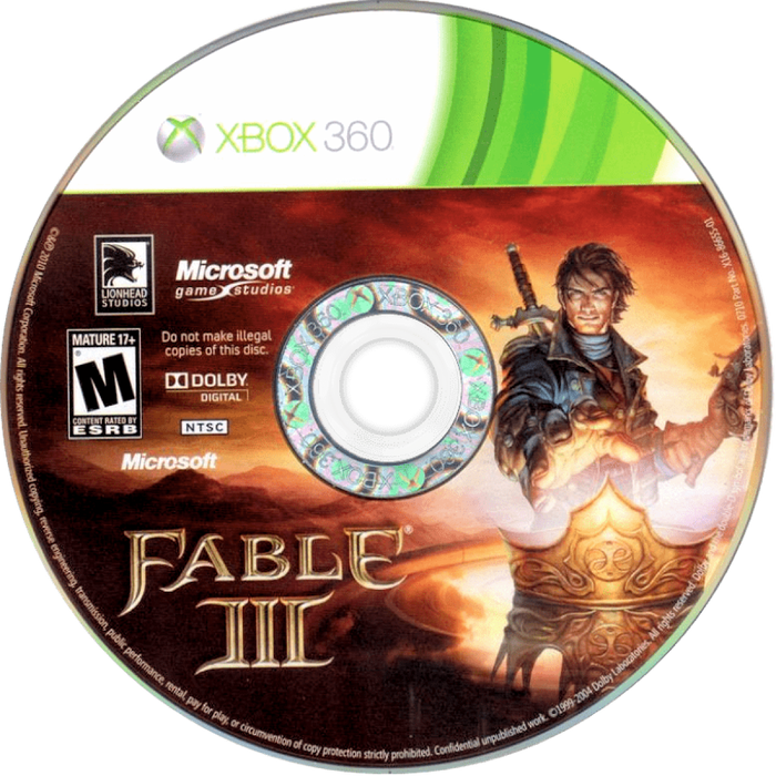Fable III – Xbox 360 (X360) - for just $5.99! 