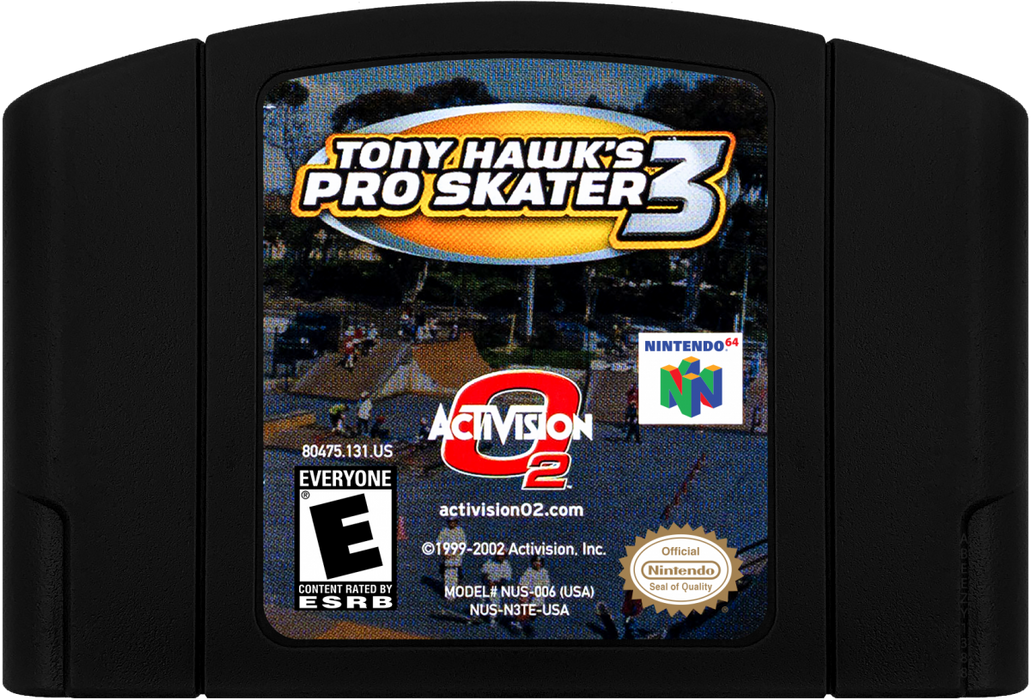 Tony Hawk's Pro Skater 3 – Nintendo 64 (N64) - for just $0! 