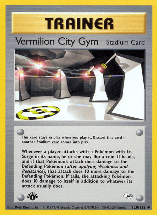 Vermilion City Gym (120/132) [Gym Heroes 1st Edition] - for just $0.50! 