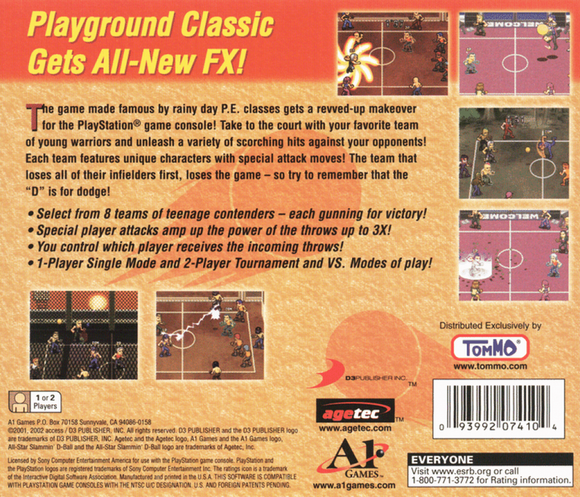 All–Star Slammin D–Ball – PlayStation 1 (PS1) - for just $5.99! 