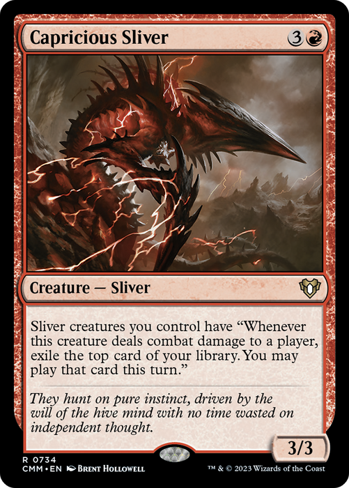 Capricious Sliver (CMM-734) - Commander Masters - for just $0.17! 