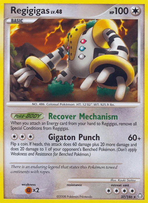 Regigigas (37/146) [Diamond & Pearl: Legends Awakened] - for just $0.60! 