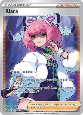 Klara (Full Art) SWSH302 - SWSH Sword & Shield Promo Cards Holofoil - for just $1.70! 