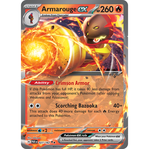 Armarouge ex (027/182) [Scarlet & Violet: Paradox Rift] - Just $0.38! Shop now at Retro Gaming of Denver