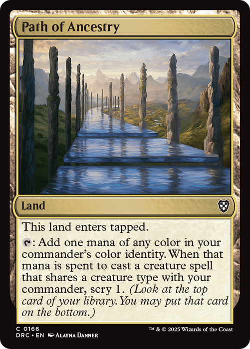Path of Ancestry (DRC-166) - Commander: Aetherdrift - for just $0.09! 