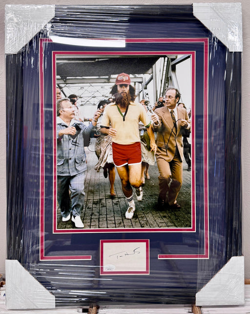 Tom Hanks Framed & Signed Cut & Forrest Gump Running 11X14 Photo With JSA COA - for just $300! 