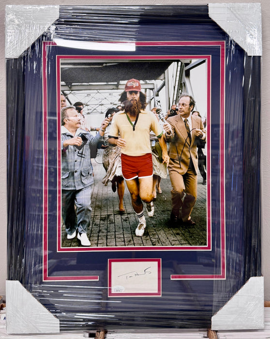 Tom Hanks Framed & Signed Cut & Forrest Gump Running 11X14 Photo With JSA COA - for just $300! 