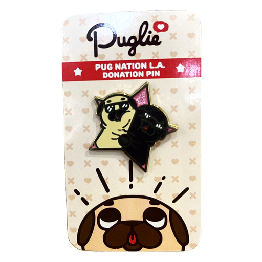 Good Smile Company: Puglie - Pug Nation L.A. Donation Enamel Pin - for just $5.99! 