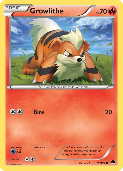 Growlithe (10/122) [XY: BREAKpoint] - for just $0.15! 