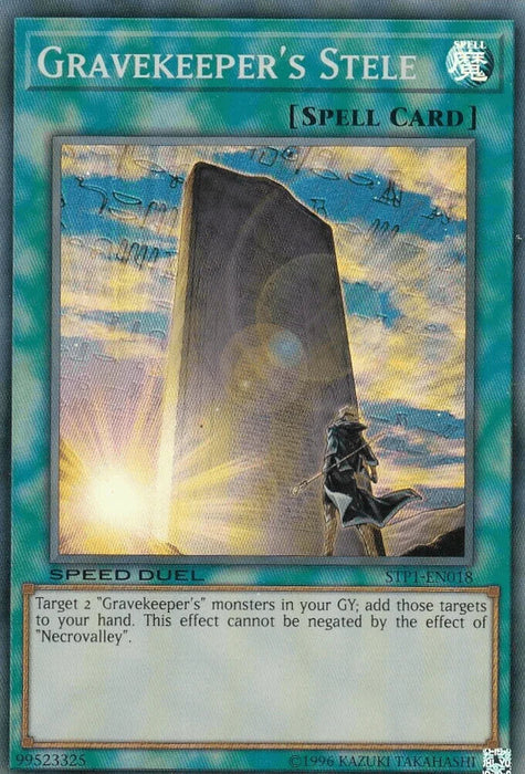 Gravekeeper's Stele [STP1-EN018] Super Rare - for just $0.25! 