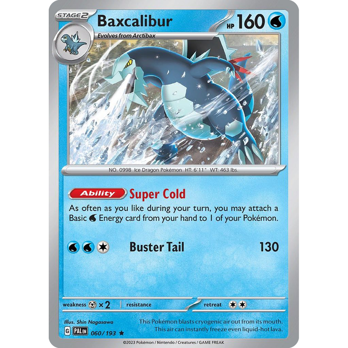 Baxcalibur (060/193) (Theme Deck Exclusive) [Scarlet & Violet: Paldea Evolved] - Just $0.05! Shop now at Retro Gaming of Denver