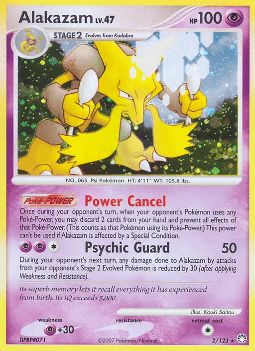 Alakazam (2/123) [Diamond & Pearl: Mysterious Treasures] - for just $15.90! 