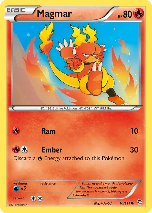 Magmar (10/111) [XY: Furious Fists] - for just $0.10! 