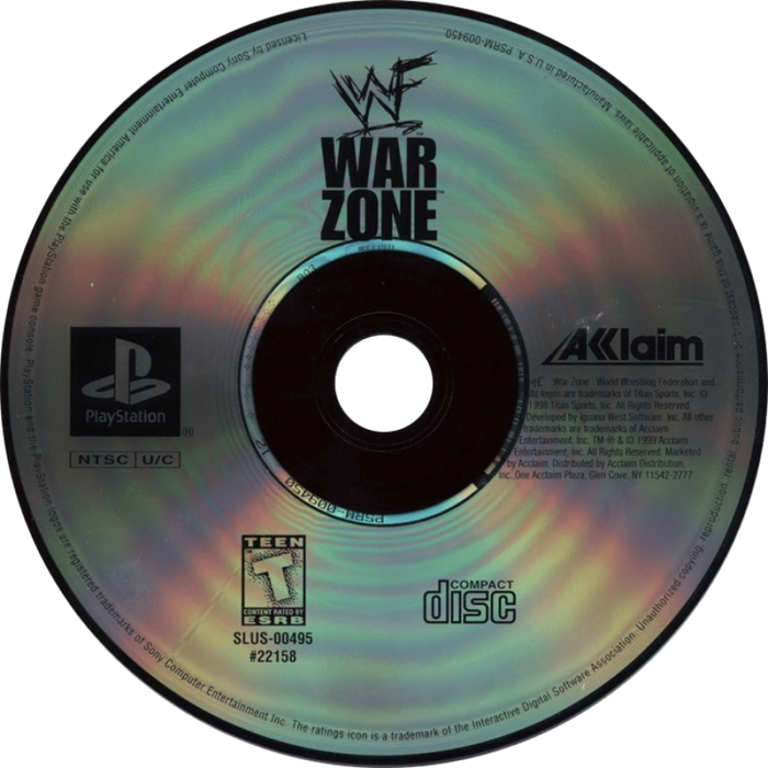WWF War Zone [Greatest Hits] – PlayStation 1 (PS1) - for just $0! 