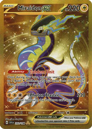 Miraidon ex 253/198 - SV01 Scarlet & Violet Base Set Holofoil - for just $3.83! 