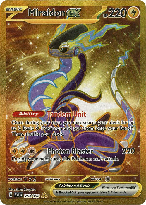 Miraidon ex (253/198) [Scarlet & Violet: Base Set] - for just $3.05! 