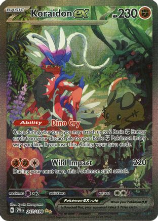 Koraidon ex 247/198 - SV01 Scarlet & Violet Base Set Holofoil - for just $11.21! 
