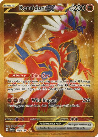 Koraidon ex 254/198 - SV01 Scarlet & Violet Base Set Holofoil - for just $3.52! 