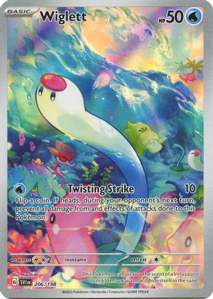 Wiglett 206/198 - SV01 Scarlet & Violet Base Set Holofoil - for just $7.44! 