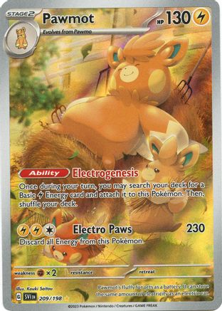 Pawmot 209/198 - SV01 Scarlet & Violet Base Set Holofoil - for just $3.14! 