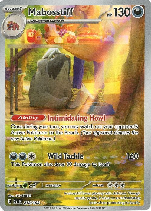 Mabosstiff (218/198) [Scarlet & Violet: Base Set] - for just $3.20! 