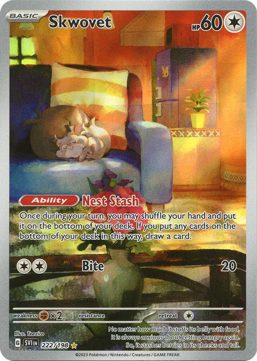 Skwovet (222/198) [Scarlet & Violet: Base Set] - for just $3.30! 