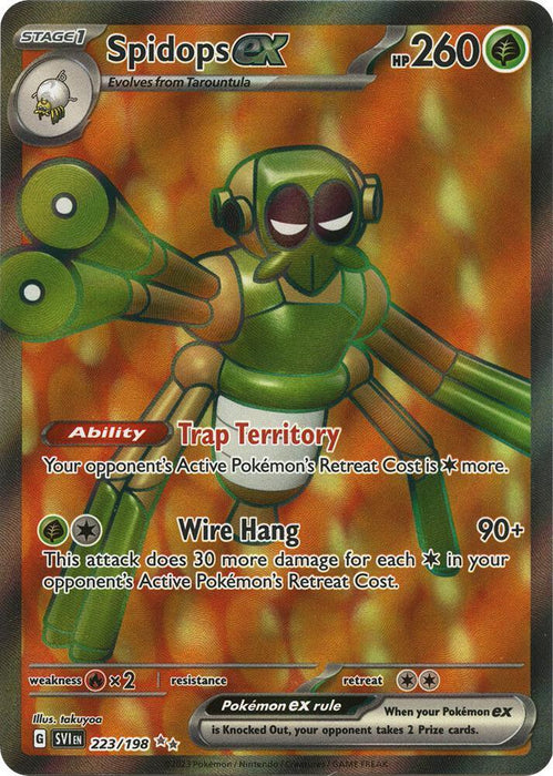 Spidops ex (223/198) [Scarlet & Violet: Base Set] - for just $0.50! 