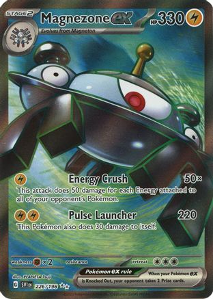 Magnezone ex 226/198 - SV01 Scarlet & Violet Base Set Holofoil - for just $0.35! 