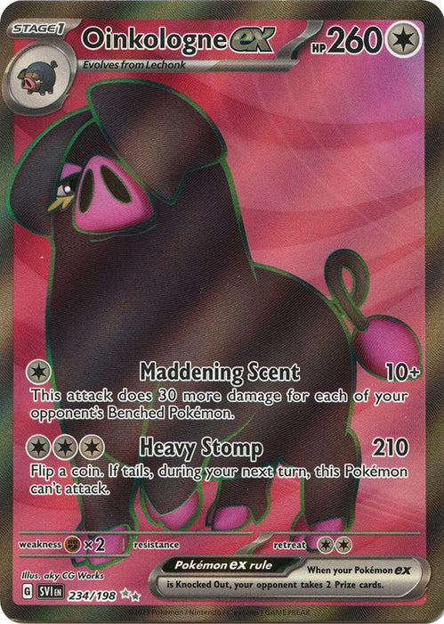 Oinkologne ex (234/198) [Scarlet & Violet: Base Set] - for just $0.55! 