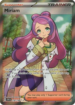Miriam 238/198 - SV01 Scarlet & Violet Base Set Holofoil - for just $3.32! 