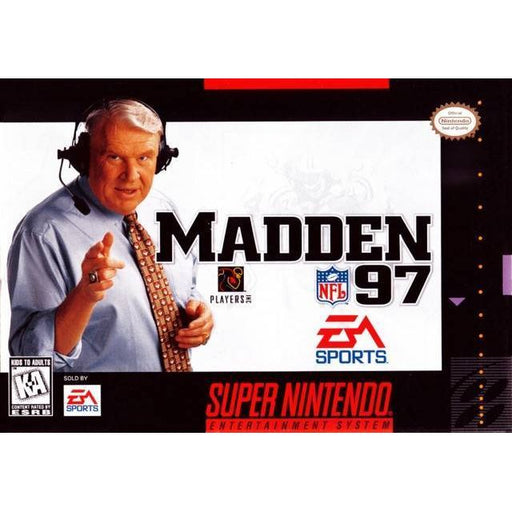 Madden 97 (Super Nintendo) - Premium Video Games - Just $0! Shop now at Retro Gaming of Denver
