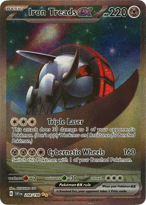 Iron Treads ex (248/198) [Scarlet & Violet: Base Set] - for just $2.35! 