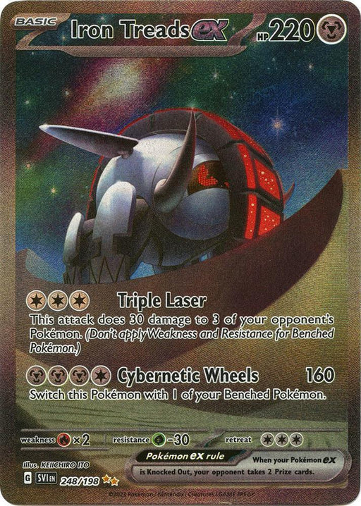 Iron Treads ex (248/198) [Scarlet & Violet: Base Set] - for just $2.40! 