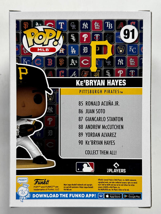 Funko Pop! MLB Ke’Bryan Hayes #91 Pittsburgh Pirates Baseball Third Baseman 2023 - for just $15! 