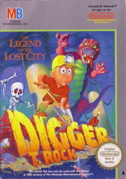 Digger T. Rock: The Legend of the Lost City (Nintendo NES) - for just $0! 