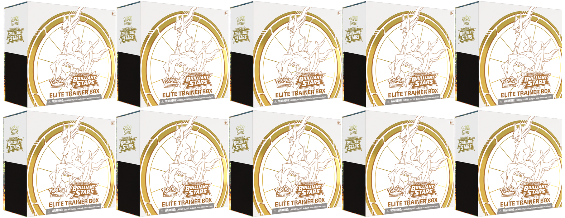 Sword & Shield: Brilliant Stars - Elite Trainer Box Case - for just $0! 