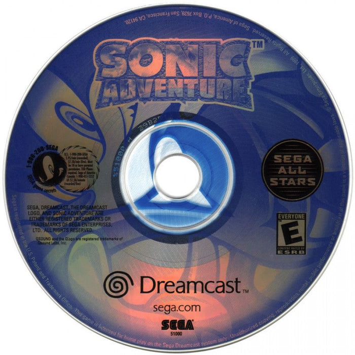 Sonic Adventure [Sega All Stars] – Sega Dreamcast (DC) - for just $45.99! 