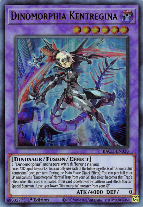 Dinomorphia Kentregina [BACH-EN038] Ultra Rare - for just $0.25! 
