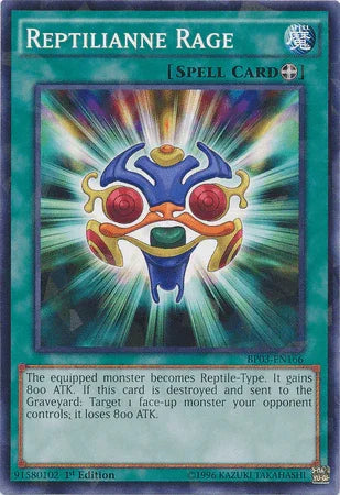 Reptilianne Rage [BP03-EN166] Shatterfoil Rare - for just $0.10! 