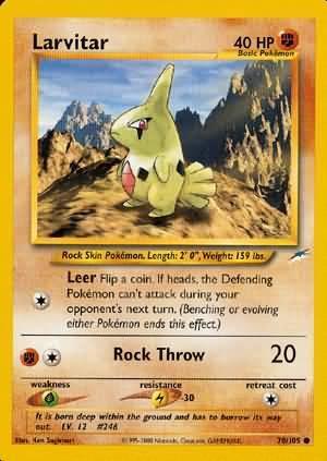 Larvitar (70/105) [Neo Destiny Unlimited] - for just $0.90! 